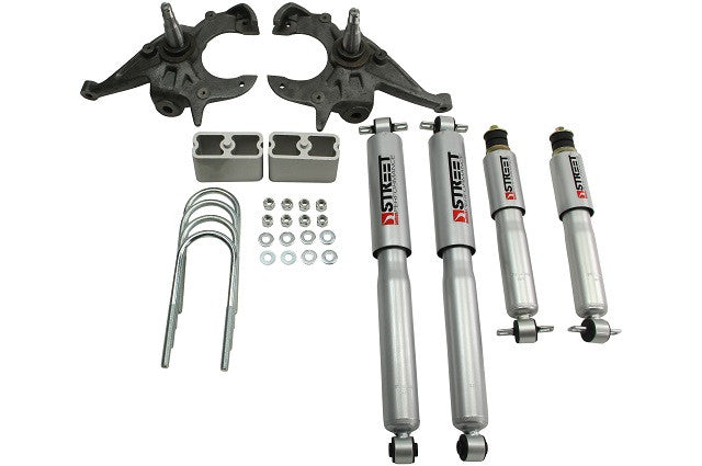 Belltech | 1982-2004 Chevrolet S10/GMC S15 (Ext Cab) 2"-3" | Front And Rear Complete Kit W/ Street Performance Shocks-Lowering Kits-Deviate Dezigns (DV8DZ9)