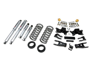 Belltech | 1997-2000 C2500(Ext/Crew)/C3500(Std/Ext/Dually) 2"-4" | Front And Rear Complete Kit W/ Street Performance Shocks-Lowering Kits-Deviate Dezigns (DV8DZ9)
