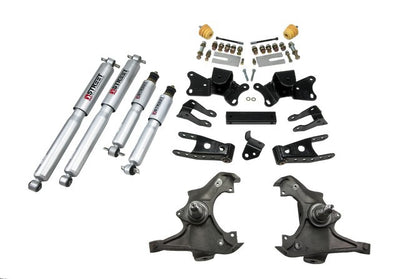 Belltech | 1990-1996 C2500(Ext)/1989-1996 C3500(Crew Cab) 3"-4" | Front And Rear Complete Kit W/ Street Performance Shocks-Lowering Kits-Deviate Dezigns (DV8DZ9)