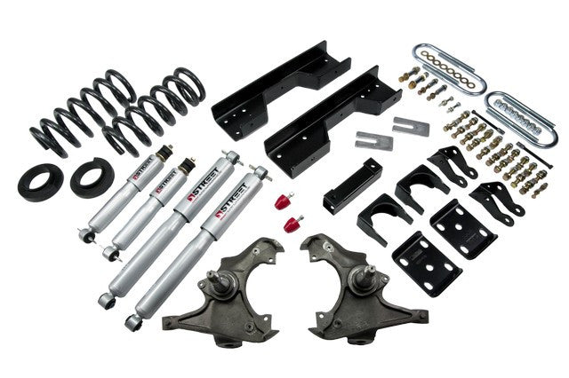 Belltech | 1990-1996 C2500(Ext)/1989-1996 C3500(Crew Cab) 4"-8" | Front And Rear Complete Kit W/ Street Performance Shocks-Lowering Kits-Deviate Dezigns (DV8DZ9)