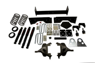 Belltech | 1994-1999 Dodge Ram 1500 (Ext Cab/V8/Auto Trans Only) | Front And Rear Complete Kit W/ Nitro Drop 2 Shocks-Lowering Kits-Deviate Dezigns (DV8DZ9)