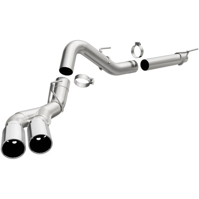 MagnaFlow CatBack 2018 Ford F-150 V6-3.0L Dual Exit Polished Stainless Exhaust - MF Series-Catback-Deviate Dezigns (DV8DZ9)