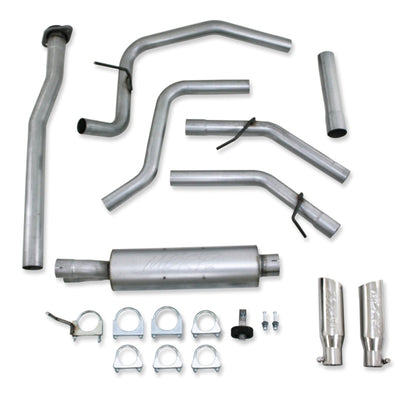 MBRP 11-12 Ford F-150 V6 Ecoboost Alum 2.5in Cat Back Dual Rear Exit Exhaust System-Catback-Deviate Dezigns (DV8DZ9)