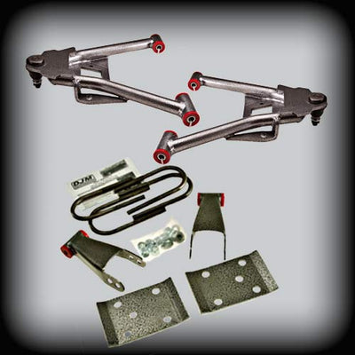 DJM - 2007-2015 Chevy Silverado 2/3 Lowering Kit (Cast Iron Steering Knuckles)-Lowering Kits-Deviate Dezigns (DV8DZ9)