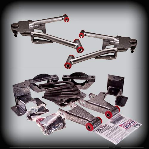 DJM - 2007-2015 Chevy Silverado 2/4 Lowering Kit (Cast Iron Steering Knuckles)-Lowering Kits-Deviate Dezigns (DV8DZ9)