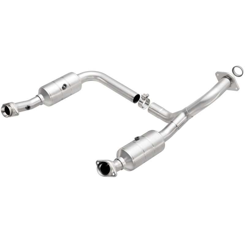 MagnaFlow Conv DF 06-09 Ford Explorer / 06-10 Mercury Mountaineer 4.6L Y-Pipe Assembly (49 State)-Catalytic Converter Direct Fit-Deviate Dezigns (DV8DZ9)