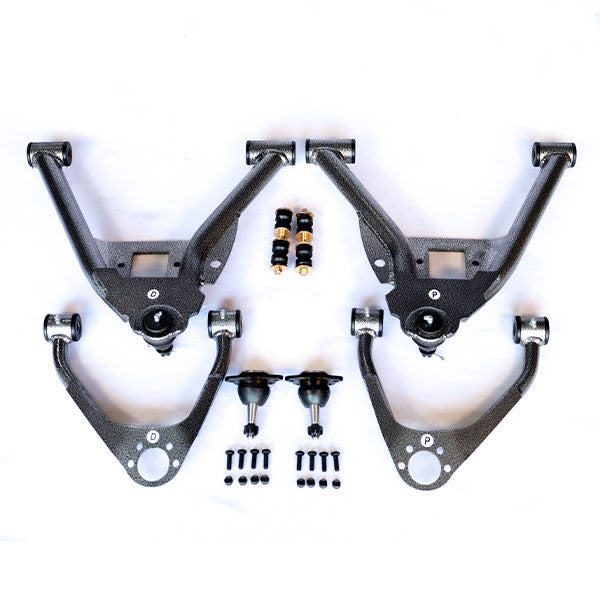 IHC - 2007-2016 GM1500 4-5" Front Lowering Control Arms (Upper & Lower)-Lowering Kits-Deviate Dezigns (DV8DZ9)