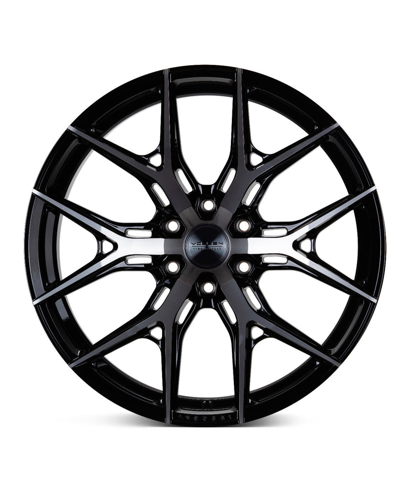 VOSSEN - HF6-4 | Tinted Gloss Black-Wheels-Deviate Dezigns (DV8DZ9)