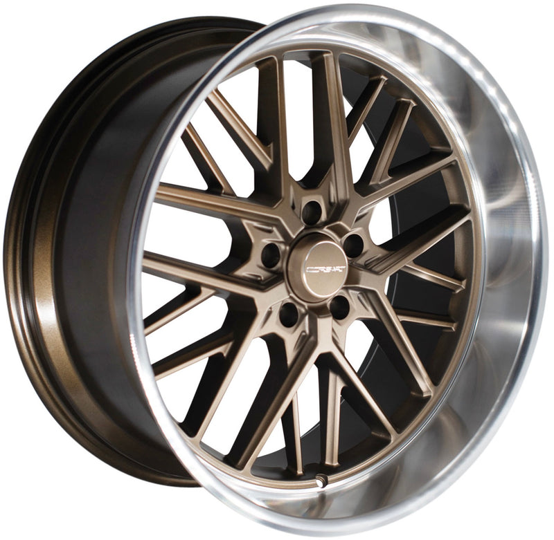 CORSART - Kingpin | Matte Bronze w/ Diamond Cut Lip-Wheels-Deviate Dezigns (DV8DZ9)