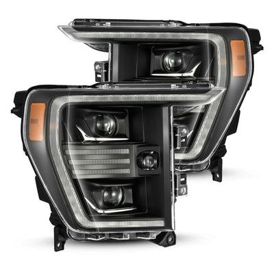 ALPHAREX - 21-22 Ford F150 PRO-Series Projector Headlights Black (Pre-Order Now) (ETA end of Jan)-Headlights-Deviate Dezigns (DV8DZ9)