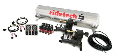 Ridetech - 5 Gallon Analog Air Ride Compressor Leveling System-Lowering Kits-Deviate Dezigns (DV8DZ9)